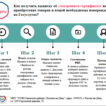 Как получить выписку об электронном сертификате на Госуслугах